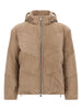 Brunello Cucinelli Quilted suede down jacket