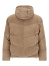Brunello Cucinelli Quilted suede down jacket
