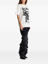 Balmain Short-sleeved T-shirt with leopard print