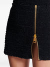 Balmain Short zipped tweed skirt
