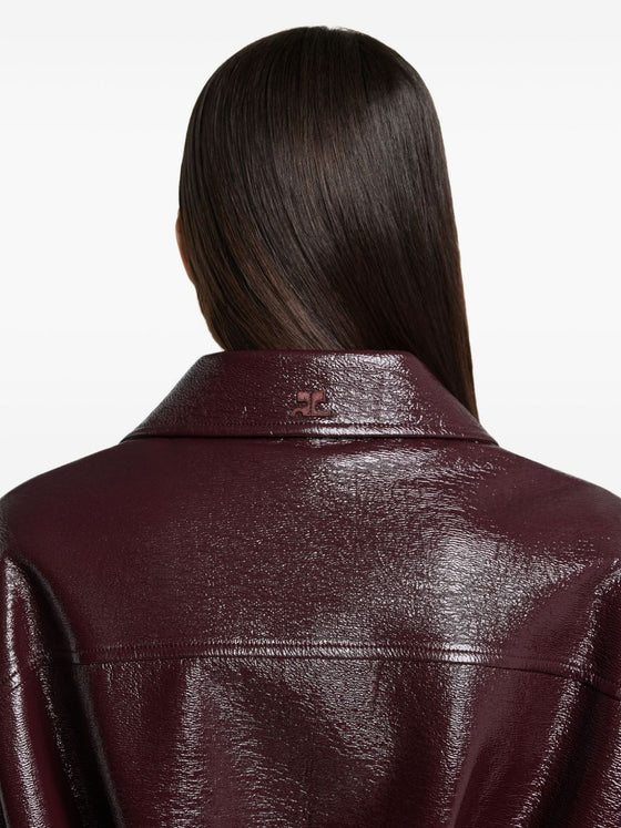 Courreges Coats Bordeaux