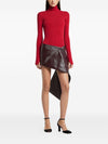 Courreges Vinyl mini skirt