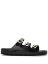 Birkenstock Florida Fresh Natural Leather Patent Sandals