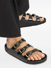 Birkenstock Florida Fresh Natural Leather Patent Sandals