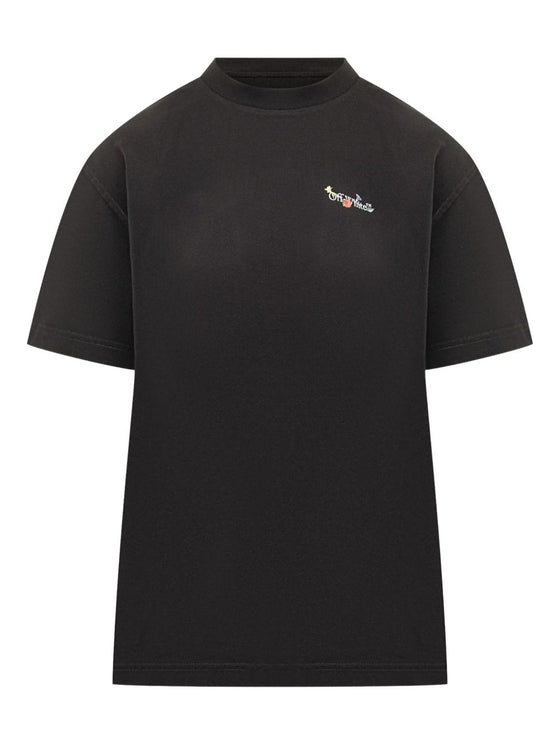 Off White T-shirts and Polos Black