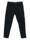 Stone Island logo patch Cotton cargo trousers
