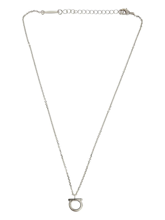 Ferragamo Gancini necklace with crystals