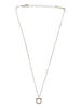 Ferragamo Gancini necklace with crystals