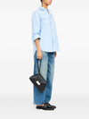 MM6 Maison Margiela Numeric leather clutch
