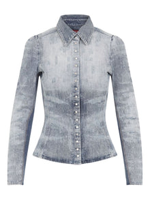  Diesel Shirts Clear Blue