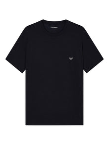  Emporio Armani Fitted loungewear T-shirt in soft modal