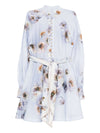 Zimmermann Floral-print linen mini dress