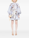 Zimmermann Floral-print linen mini dress