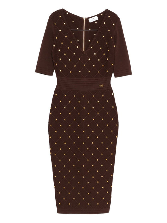 Elisabetta Franchi Dresses Bordeaux