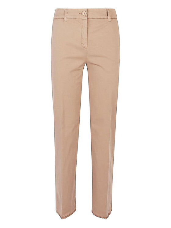 Via Masini 80 Trousers Beige