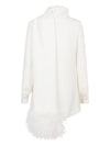 Valentino Silk top with feathers