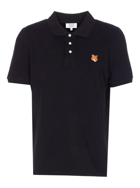 Maison Kitsuné Fox-patch polo shirt