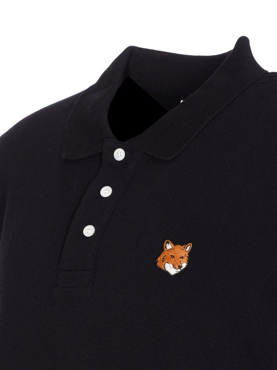 Maison Kitsuné Fox-patch polo shirt