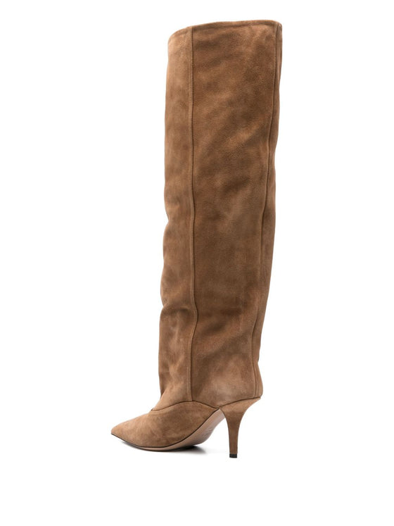 Paris Texas Boots Leather Brown