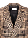 Saint Laurent Double-breasted check blazer