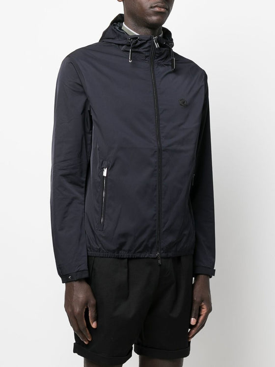 Emporio Armani Water-repellent hooded jacket