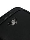 Emporio Armani Logo-plaque leather messenger bag