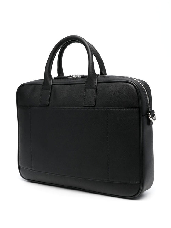 Emporio Armani Logo-plaque laptop case