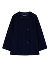 Emporio Armani Double-breasted wool and cashmere pea coat