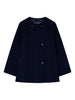 Emporio Armani Double-breasted wool and cashmere pea coat