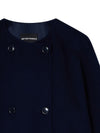Emporio Armani Double-breasted wool and cashmere pea coat