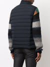 Emporio Armani Full-zip, sleeveless quilted nylon down jacket with eagle logo patch