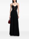 Emporio Armani Cut-out dress in techno cady with jewel detail