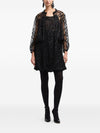 Emporio Armani Sequin-embellished backless mini dress