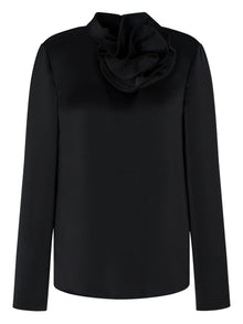  Emporio Armani Blouse with satin flower detail