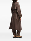 Emporio Armani Double-breasted belted trench coat