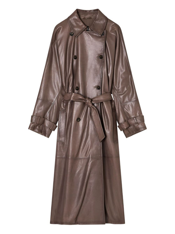 Emporio Armani Double-breasted belted trench coat