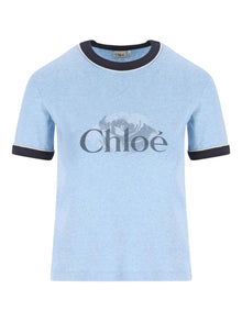  Chloé Chloè T-shirts and Polos Blue