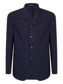  Emporio Armani Textured wool jacket