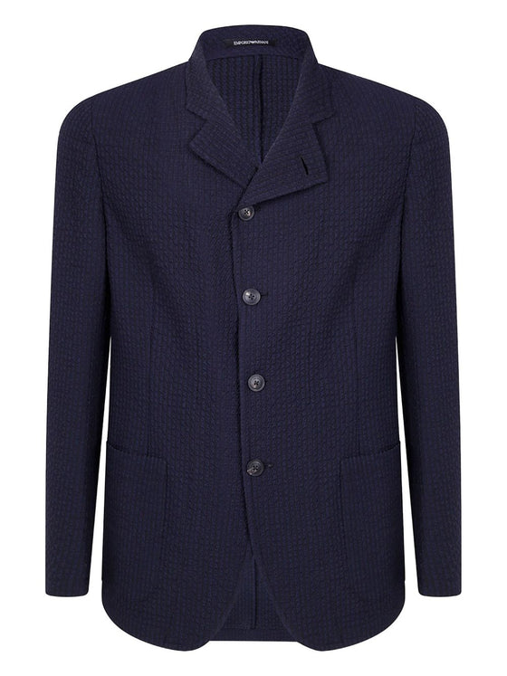 Emporio Armani Textured wool jacket