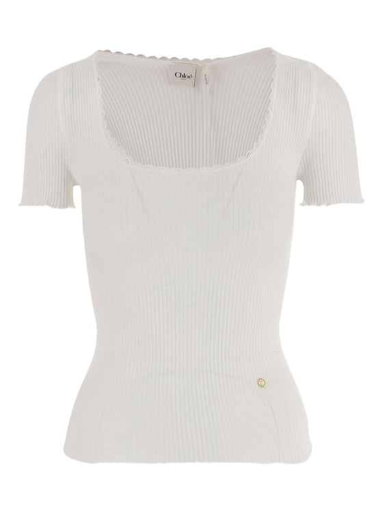 Chloé Chloè Top White