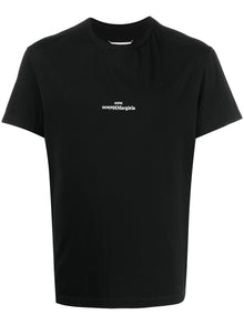  Maison Margiela Distorted-logo cotton T-shirt