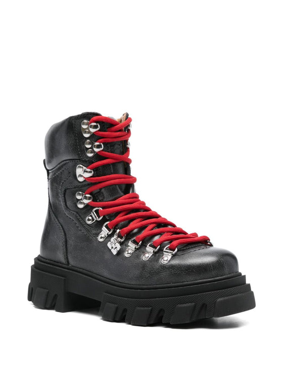 GANNI Boots Brown