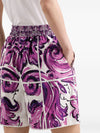 Dolce & Gabbana Mosaic-print cotton shorts