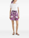 Dolce & Gabbana Mosaic-print cotton shorts