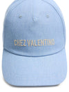 Valentino Garavani Hats Clear Blue