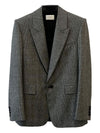 Saint Laurent Checked single-breasted blazer