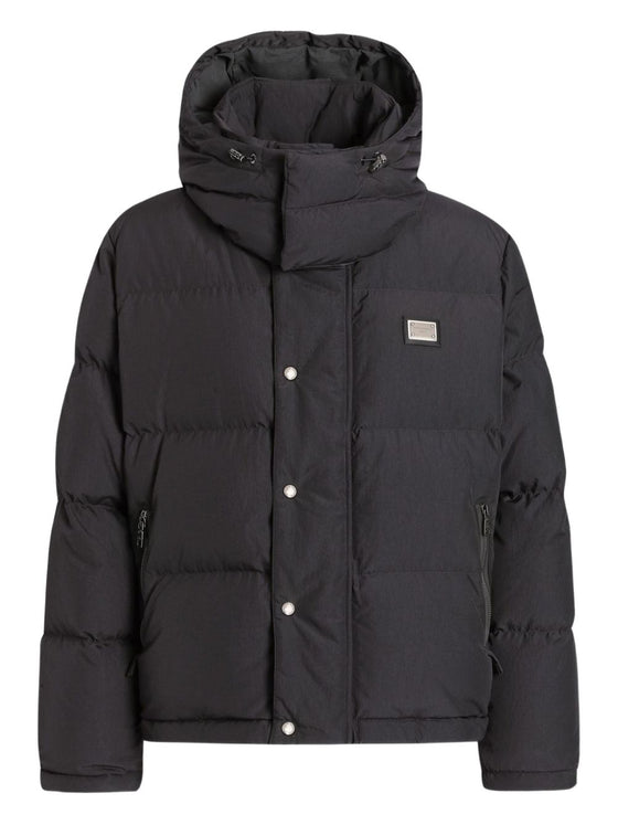 Dolce & Gabbana Hooded puffer jacket