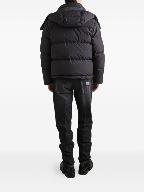 Dolce & Gabbana Hooded puffer jacket