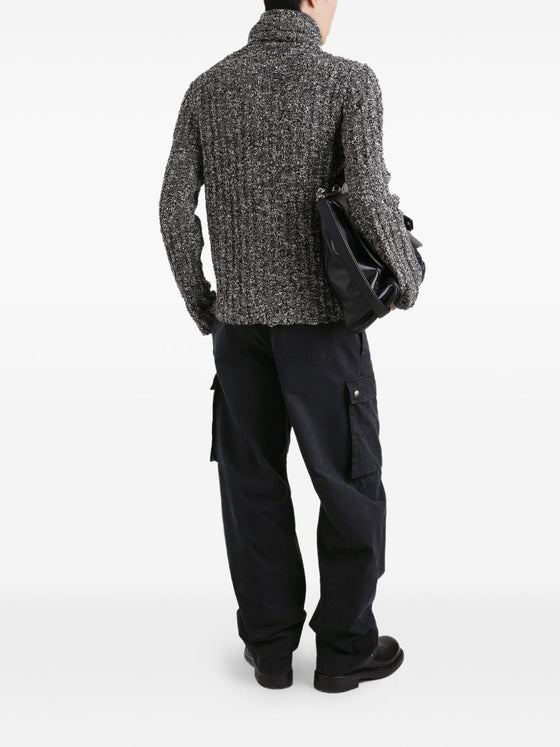 Dolce & Gabbana Roll-neck speckled sweater