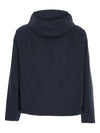 Emporio Armani Hooded zip-front jacket